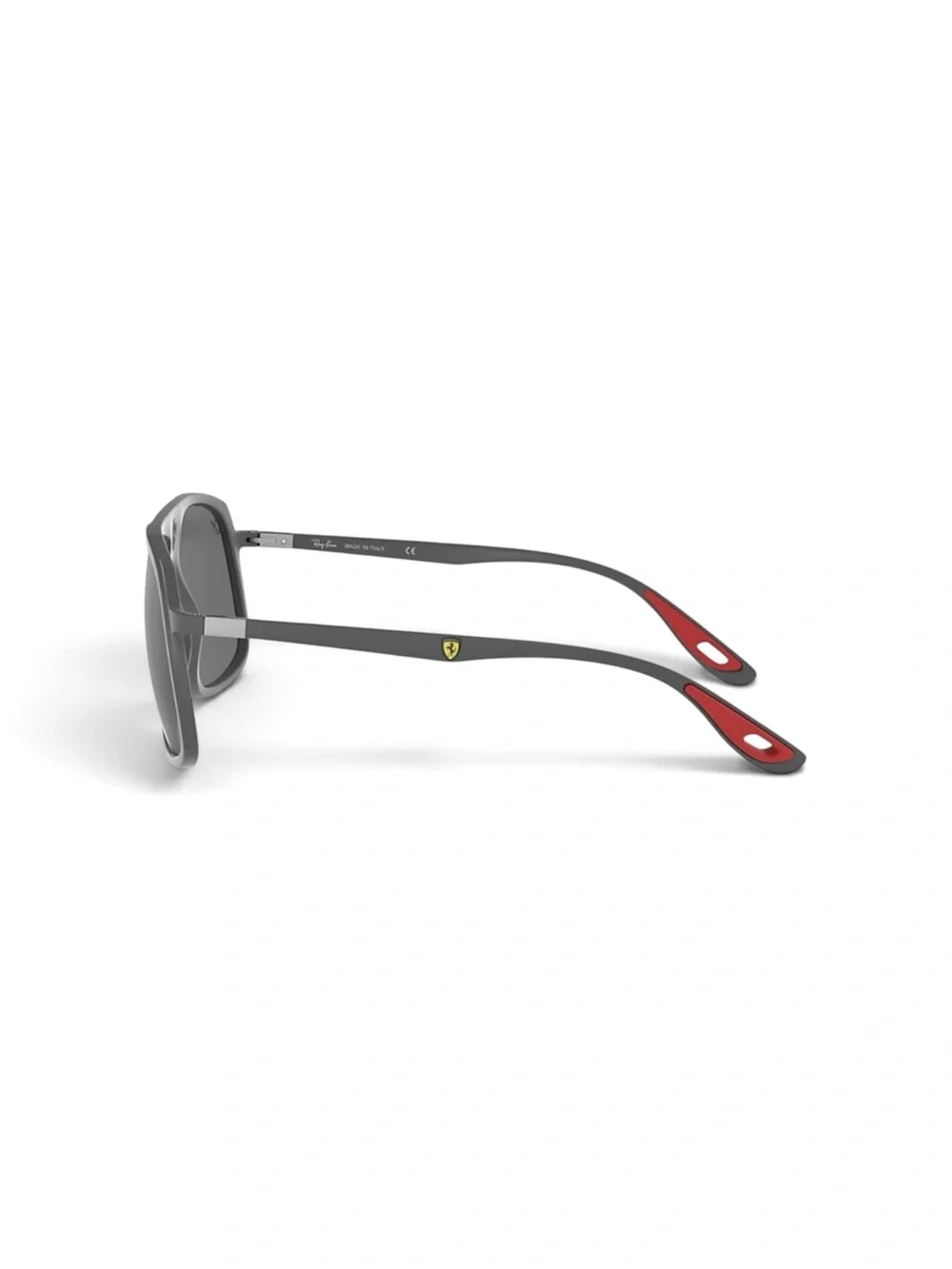 Ray-Ban RB4308M Scuderia Ferrari Matte Grey Mirror Sunglasses RB4308M F6266G 57